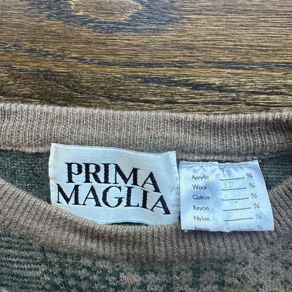 VINTAGE PRIMA MAGLIA Wool Sweater Size S-M - Picture 5 of 5